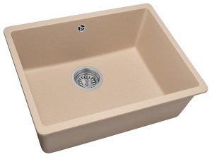 Кухонная мойка AquaSanita Fast SQF 103, 54х42, beige