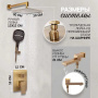 Душевая система Hansberge H6075BR встраиваемая