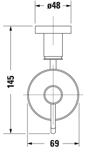 Дозатор для жидкого мыла Duravit D-Code 0099161000