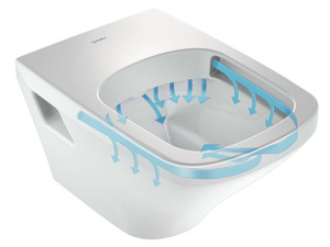 Подвесной унитаз Duravit Rimless DuraStyle 45510900A1