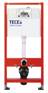 Система инсталляции для унитаза TECEbase kit 9400401 с кнопкой Tecenow 9240402 и унитазом Roxen Antares 530185-02