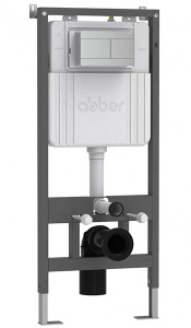 Кнопка для инсталляции Abber AC0127MCH, хром матовый