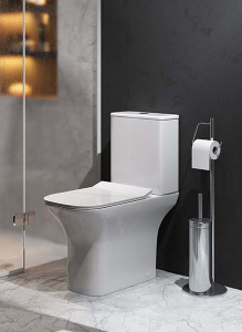 Напольный унитаз Grossman Classic GR-4464S безободковый с крышкой Soft Close