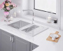 Кухонная мойка ZorG GS 7850-2 white