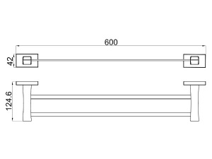 Держатель для полотенец Gappo G0709-6