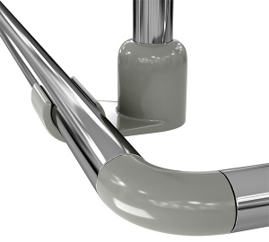 Карниз для ванны Wasserkraft Dinkel SC-469090 Г-образный