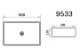 Умывальник Axus 9533 P-017