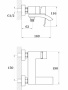 Смеситель для ванны Ganzer GZ44031-D