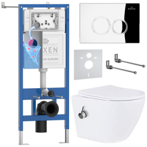 Комплект инсталляции 6 в 1 Roxen StounFix Dual Fresh 926249 с аромадозатором, хром глянец