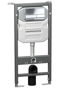 Инсталляция для подвесного унитаза CeramicaNova Envision CN1002CH 3 в 1