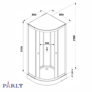 Душевая кабина Parly Bett B831 / B931