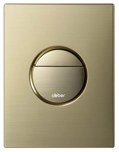Кнопка для инсталляции Abber AC0126BG, золото брашированное