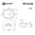 Кухонная мойка Practik PR-M 610, 61х47, черный оникс