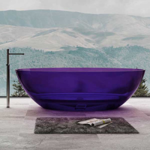 Ванна из полиэфирной смолы Abber Kristall AT9702Amethyst, 180х85