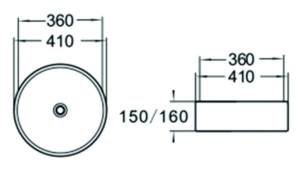 Умывальник SantiLine SL-1057MB