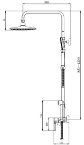 Душевая стойка Haiba HB24814-7