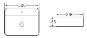 Умывальник BelBagno BB1321