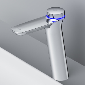 Смеситель для умывальника AM.PM Inspire V2.0 F50A93400 электронный с донным клапаном