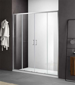 Душевая дверь Adema Glass line прозрачная, 150х195, прозрачный