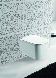 Подвесной унитаз Grossman GR-P3013 Comfort безободковый с крышкой Slim