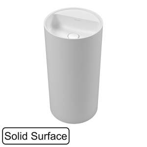 Умывальник Whitecross Pantheon белый матовый Solid Surface