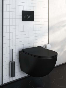 Кнопка для инсталляции Vitra Sirius 740-0411 черный, черный матовый