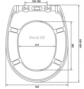 Крышка-сиденье Berges Koral SO 017803 с микролифтом