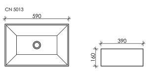 Умывальник CeramicaNova Element CN5013