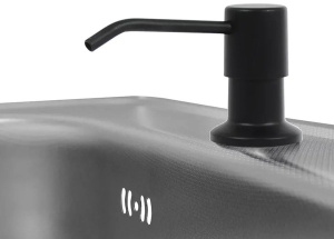 Дозатор для моющих средств Rea BAT-00100 Black matt