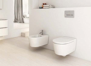 Подвесное биде Roca Inspira Round, белый