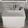 Умывальник Belux Триумф 850 белый матовый Solid Surface