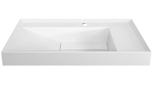 Умывальник Belux Триумф 850-01 белый матовый Solid Surface