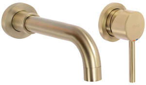 Смеситель встраиваемый Rea Lungo long gold matt REA-B4109