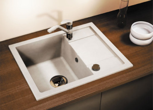 Кухонная мойка Tolero Classic R-107, 60х50, белый