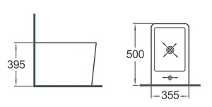 Напольное биде Timo Soli TK-302