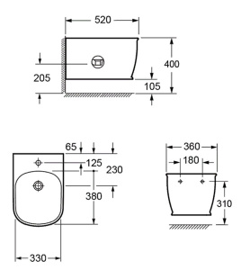 Подвесное биде Lavinia Boho Bell Pro 33010050