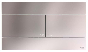 Комплект инсталляции Oli120 с кнопкой Slim хром матовый и унитазом Creavit Free