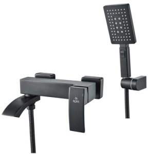 Смеситель для ванны Rose R1552H / R1552T, черный матовый