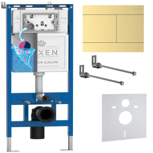Комплект инсталляции 4 в 1 Roxen StounFix Dual Fresh 868408 с аромадозатором
