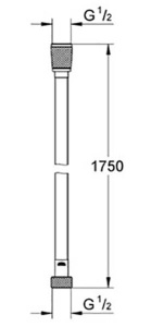 Душевой шланг Grohe Silverflex 28388000