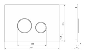Комплект инсталляции 7 в 1 Lavinia Boho Relfix Bell Pro Rimless 87050132
