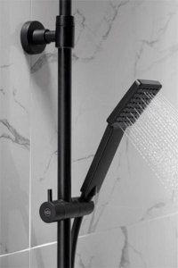 Душевая стойка Armatura Logon Black 5746-910-81 с термостатом