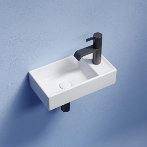 Умывальник CeramicaNova Element CN6051LMW / CN6051RMW, 40х22 L, белый матовый