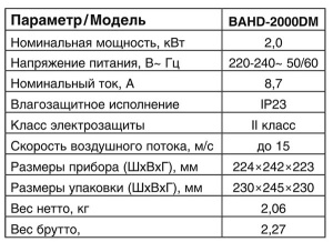 Сушилка для рук Ballu Bahd-2000DM электрическая