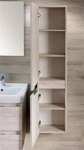 Пенал Belux Сидней ПН35 Бетон Чикаго светло-серый