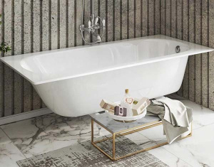 Ванна из искусственного камня Aquanet Lotos Stone Slim, 170х75