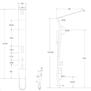 Гидромассажная панель Cerutti Chika B