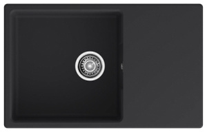 Кухонная мойка GranFest Urban UR-678L, 78х49, черный