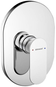 Смеситель скрытого монтажа Bravat Gina PB865104CP-ENG (1 функция), хром