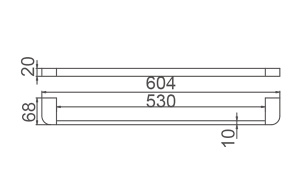 Держатель для полотенец Gerhans K27001